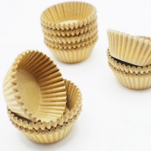 本色蛋糕紙杯耐高溫圓形烘焙紙托用具防油一次性馬芬杯食品級批發