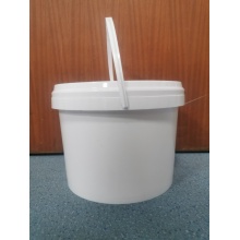 6.25公升白色塑膠桶連手挽