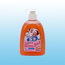 保柔三合一抗菌洗手液紅色 500ML / Poly Soft Anti Bacterial 3I