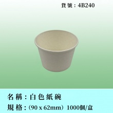白色紙碗