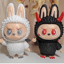 3D打印天使恶魔拉布布手办摆件